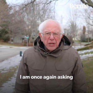 Ohgdsqu - Stickers "Bernie I Am Once Again Asking For Your Support"