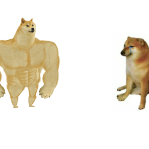 Ohgdsqu - Stickers "Buff Doge vs. Cheems"